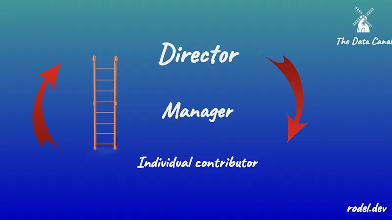Climbing the data career ladder, and descending it again